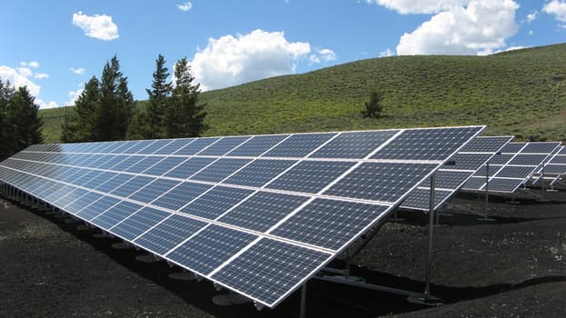 Solar panel green sustainable energy 