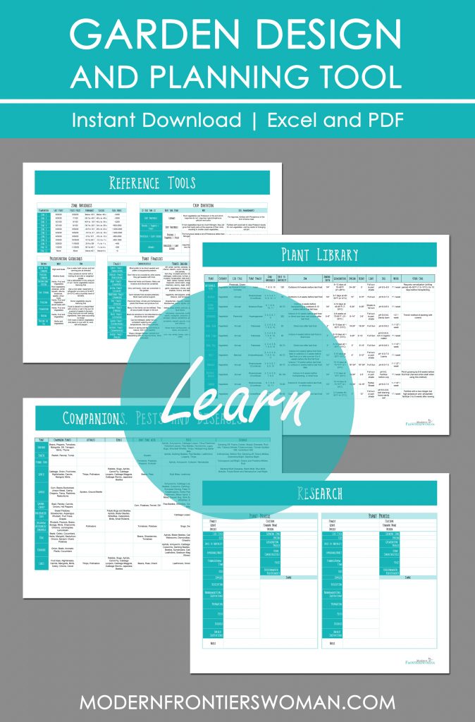 Garden Design and Planning Tool Excel Download
