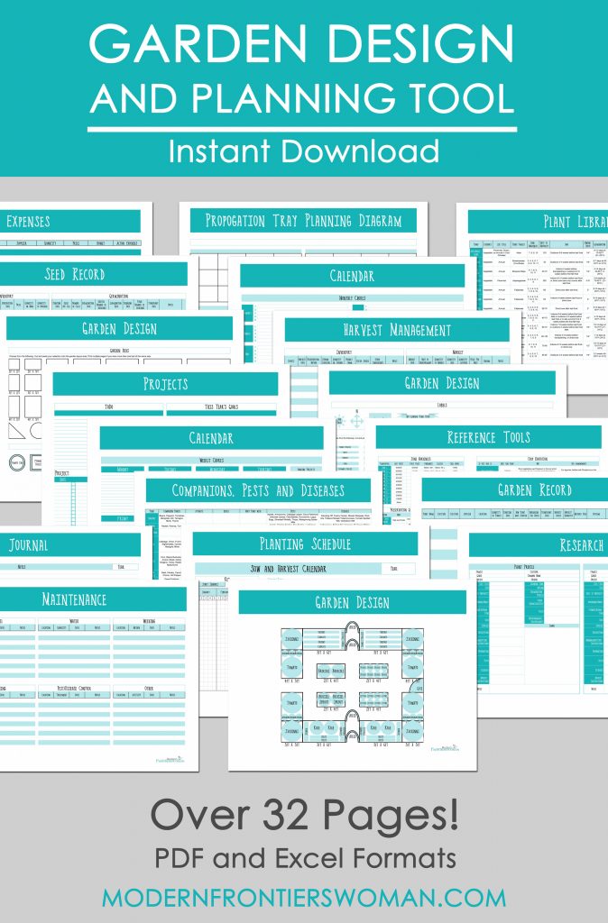 Garden Design and Planning Tool Excel Download