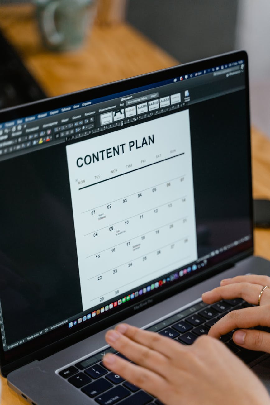 person doing a content plan How to Do Influencer Marketing Like a Pro: Crush the Game and Build Your Brand