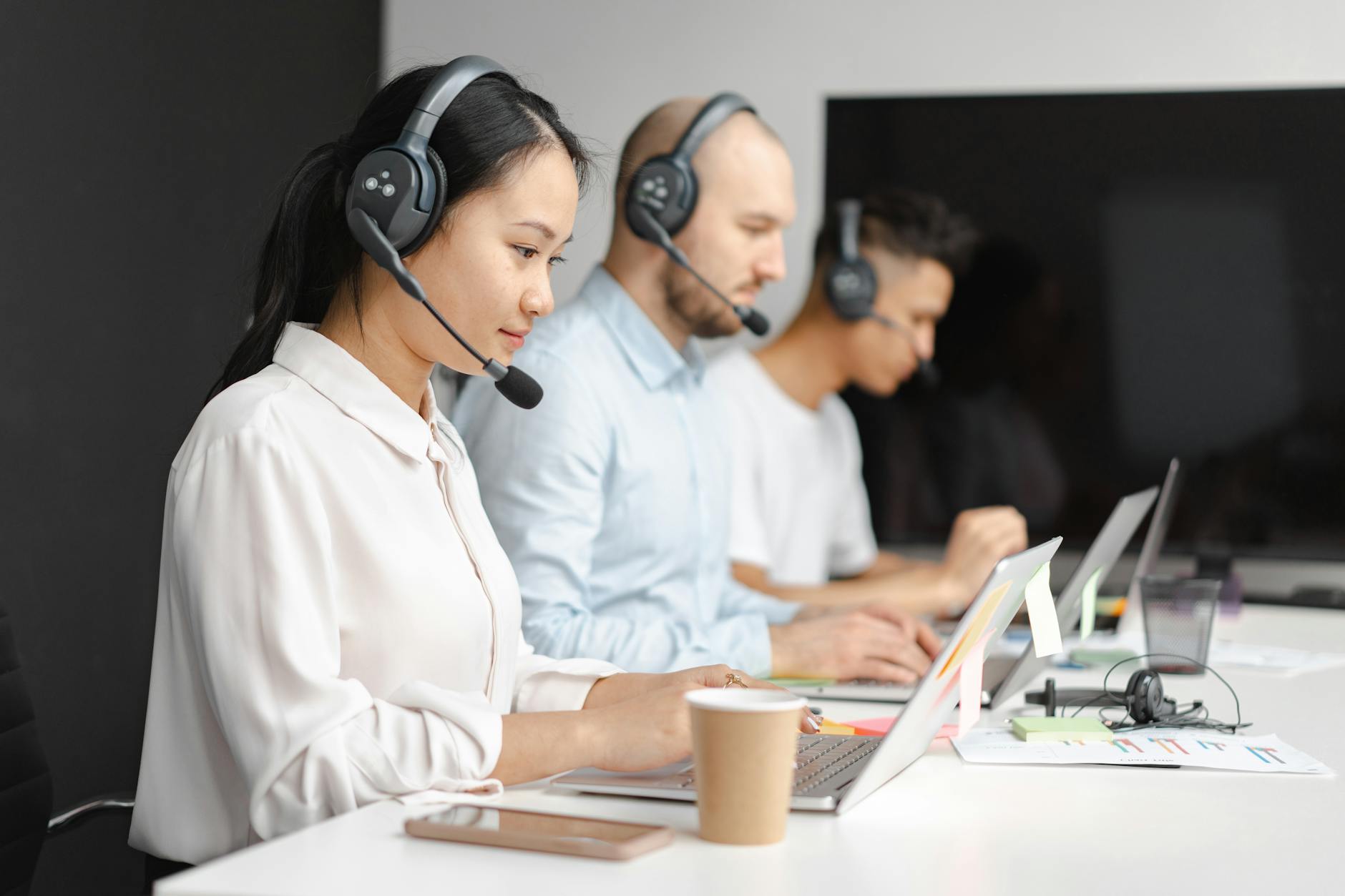 shallow focus of woman working in a call center How to Invest in Your Business