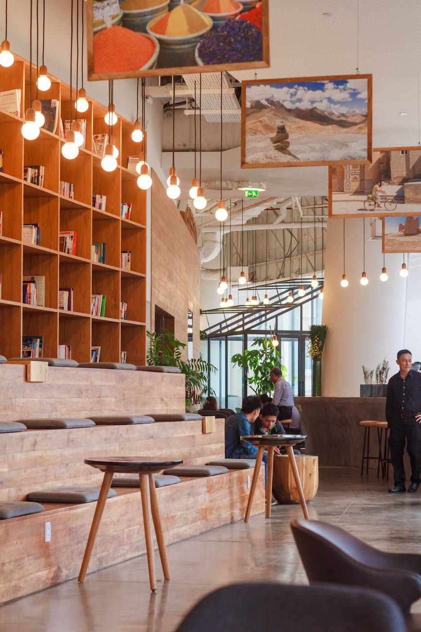 people near bar stools When To Update Your Business Office Design