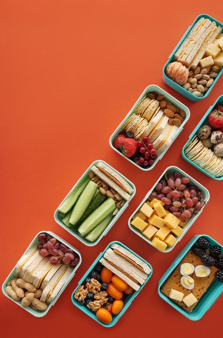 foods in lunch boxes Easy Meals When You Don’t Feel Like Cooking