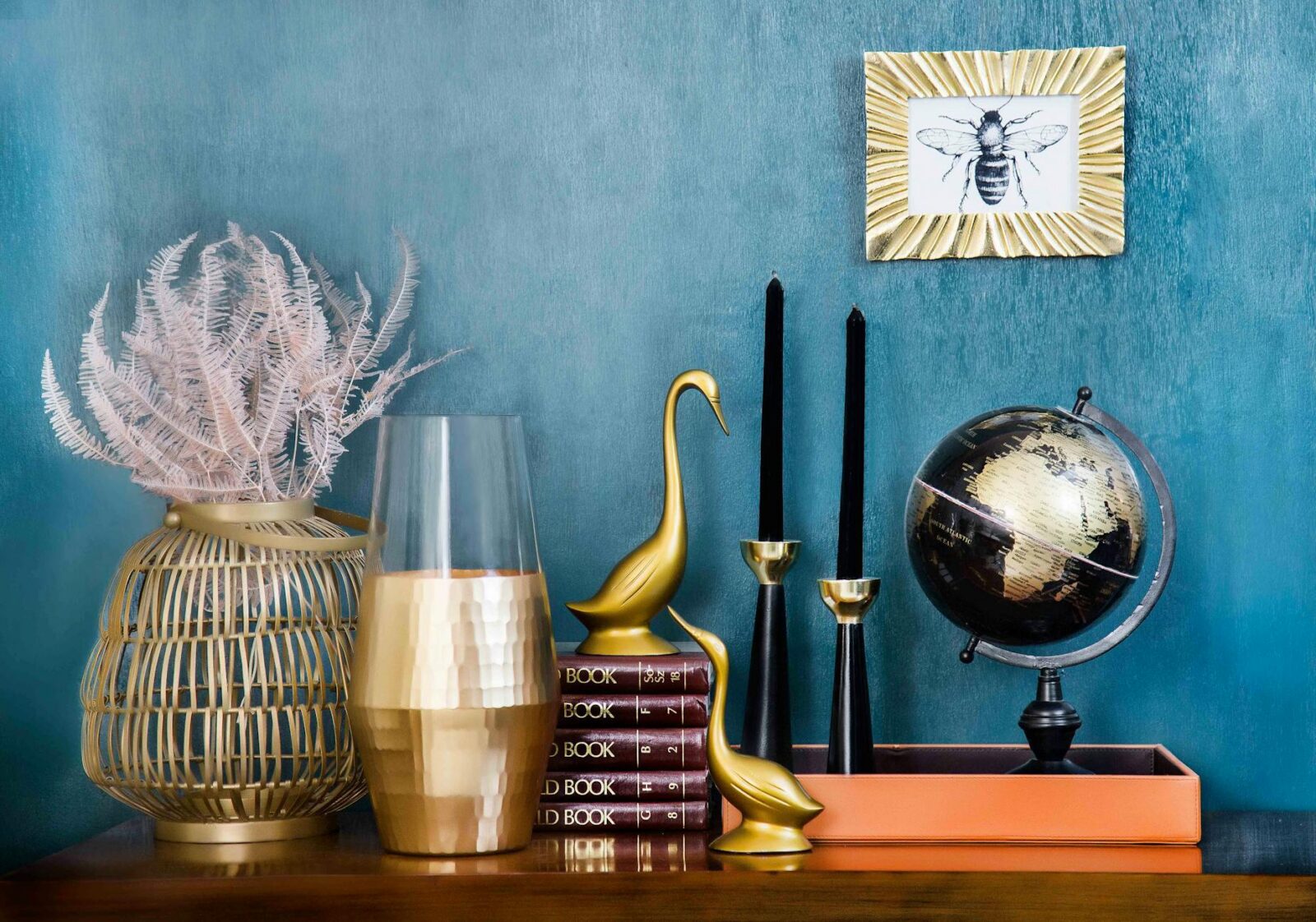 assorted gold plated table figurines 5 Easy Home Design Tips to Refresh Your Space
