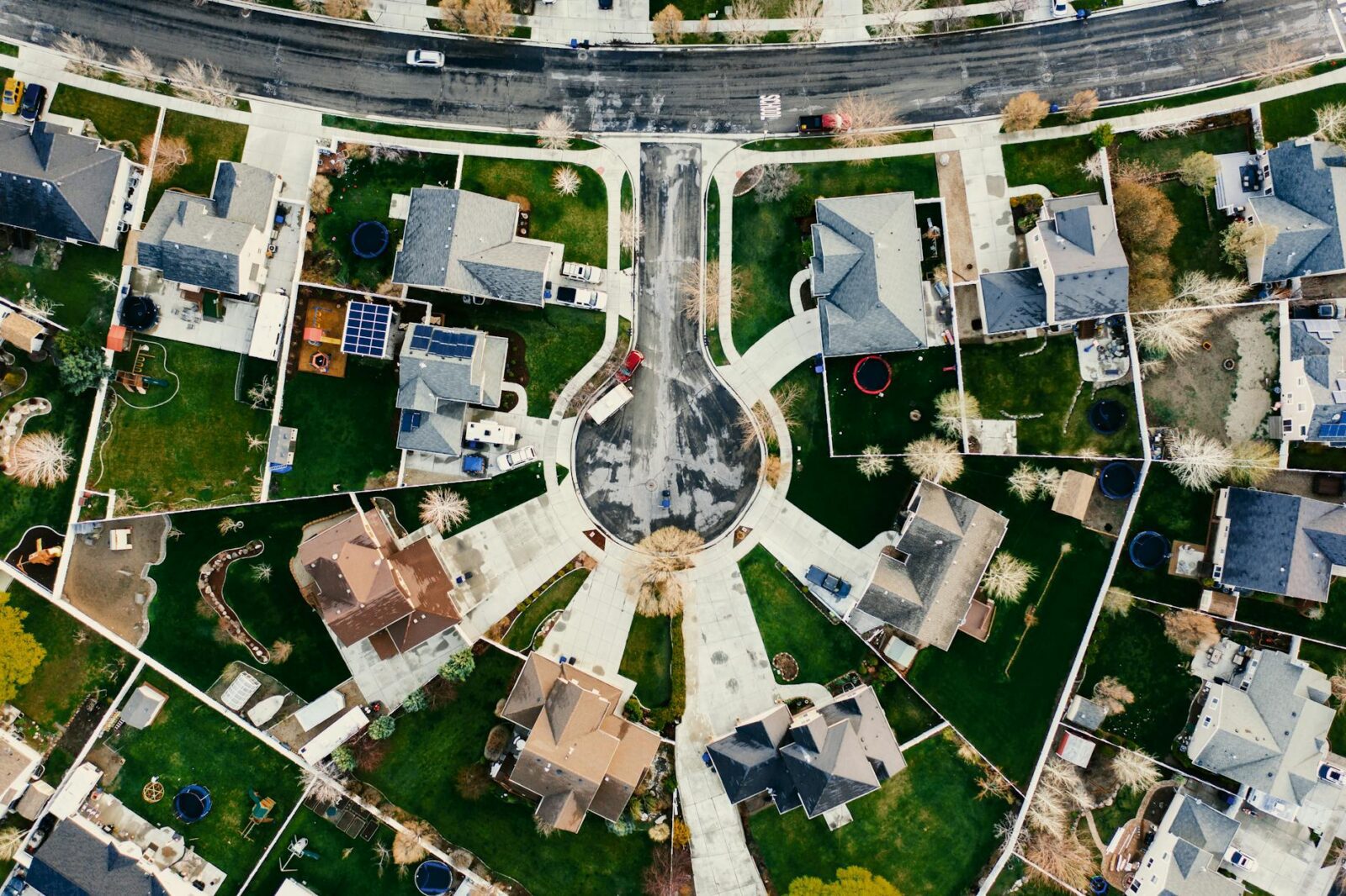 aerial view of house village 4 Essential Tips for Buying Your First House