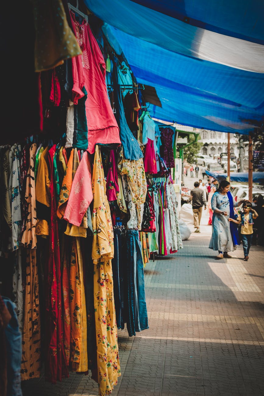 stores on sidewalk selling clothes Smart Spending: How To Cut Costs Without Sacrificing Quality