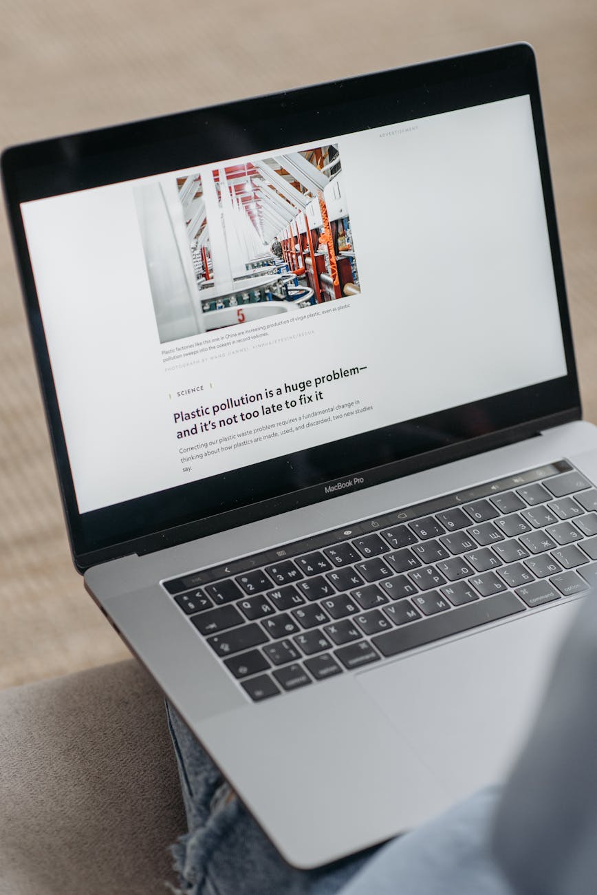 an opened laptop computer screen 10 Proven Ways to Increase Your Business Visibility Online and Offline