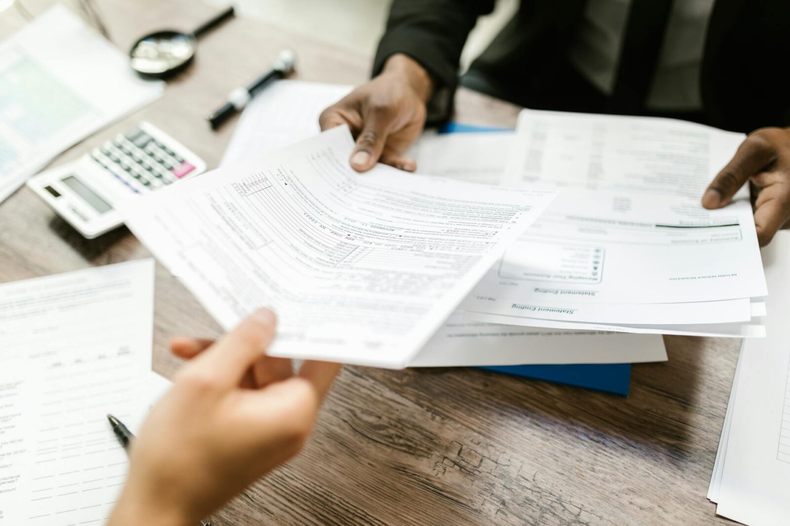 handing out of documents What to Do If You're Injured Through No Fault of Your Own