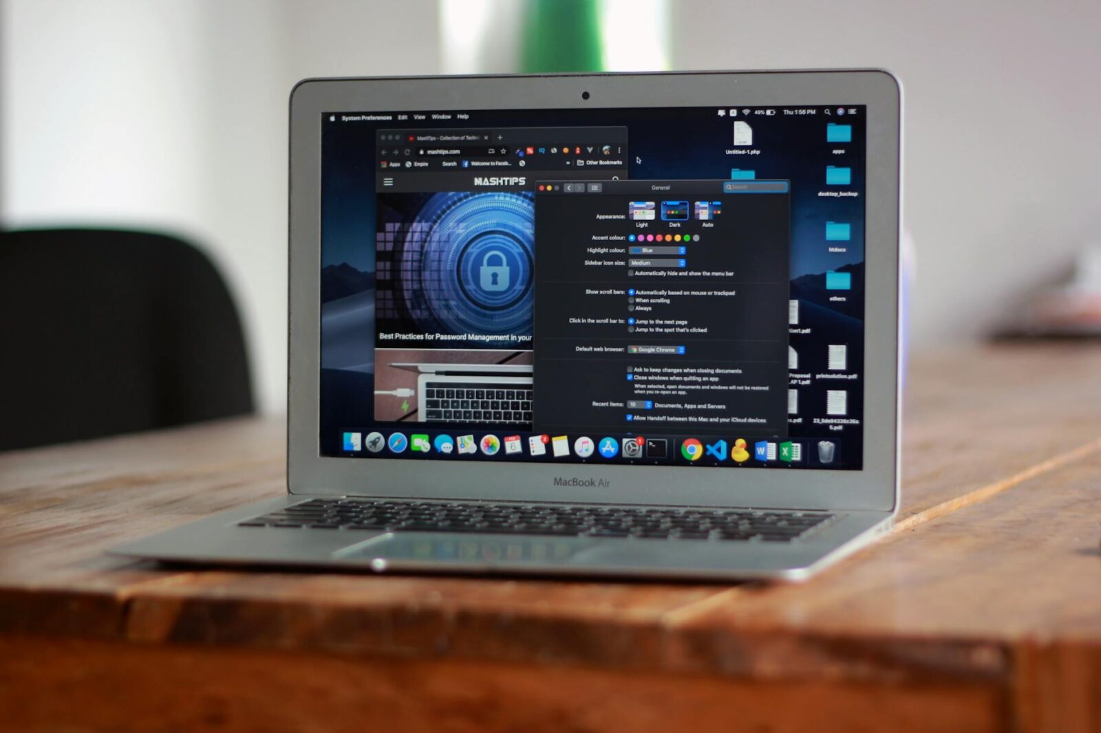 macbook air on brown wooden table The Business Hacks Every Entrepreneur Overlooks