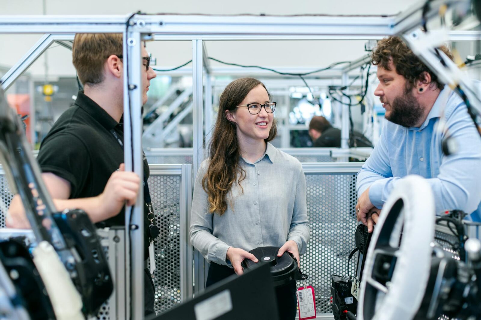 engineers in workshop How Smarter Tools Can Streamline Daily Operations for Small Teams