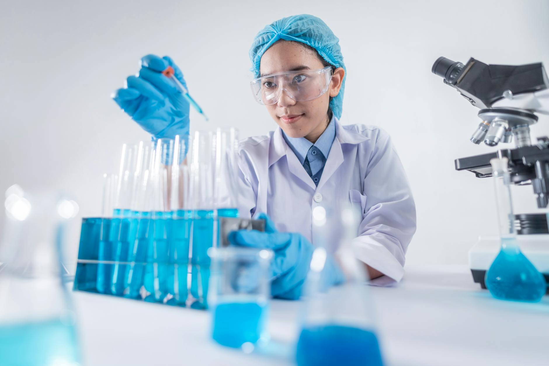photo of female scientist working on laboratory How to Build Trust as a Healthcare Business Owner