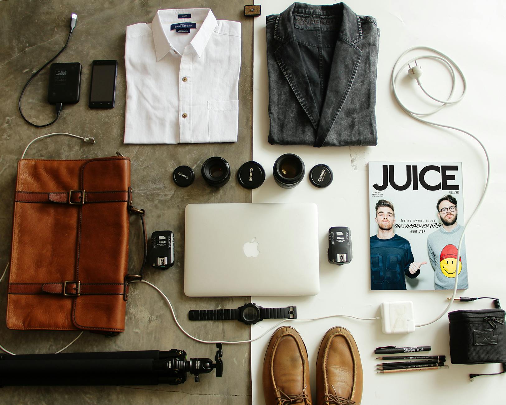 Road Trip Packing: What Every Woman Should Bring for Comfort + Safety 8 brown leather bag clothes and macbook Road Trip Packing: What Every Woman Should Bring for Comfort + Safety
