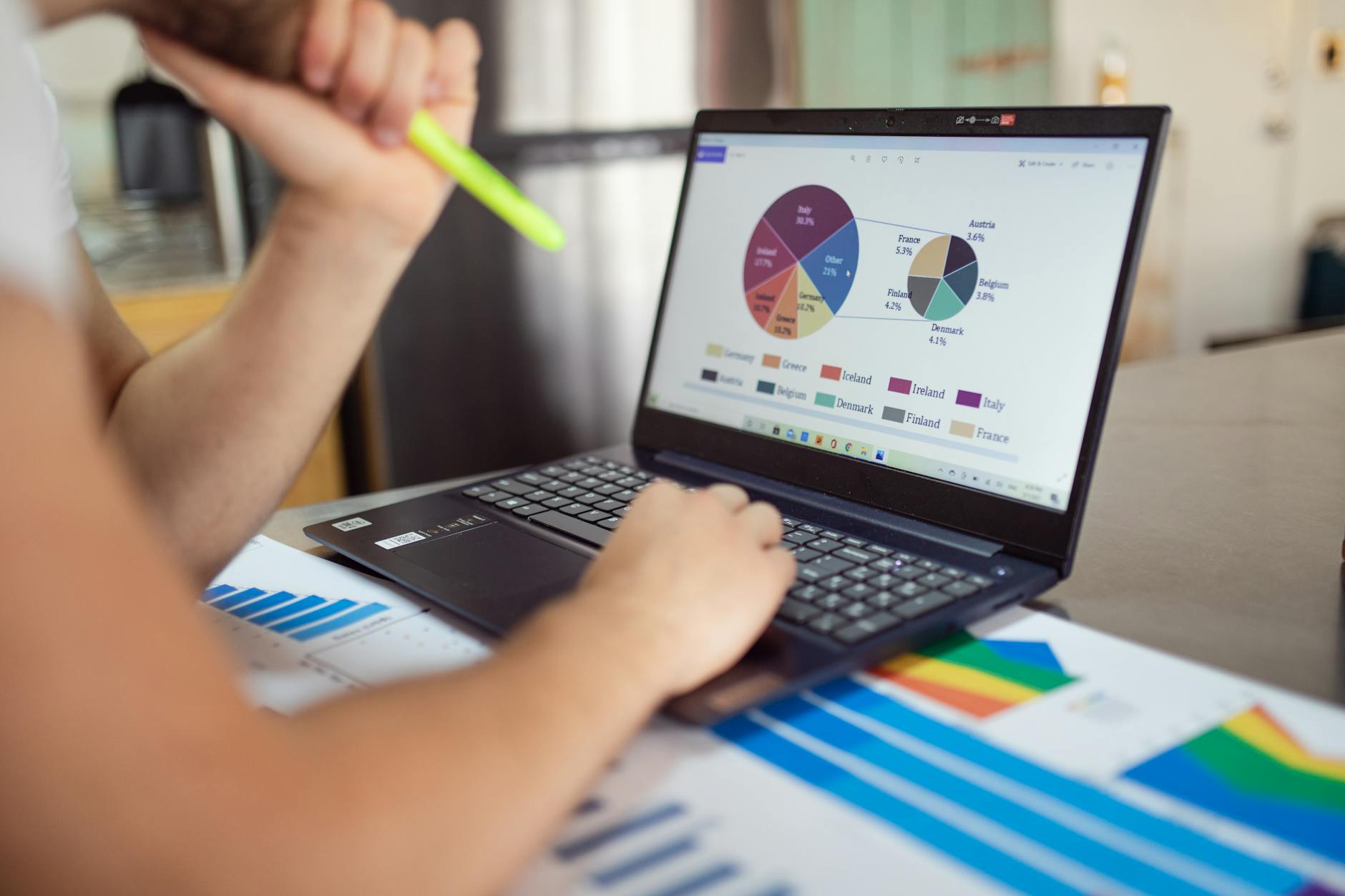 person using black laptop computer Why Streamlining Sales Orders Improves Customer Trust