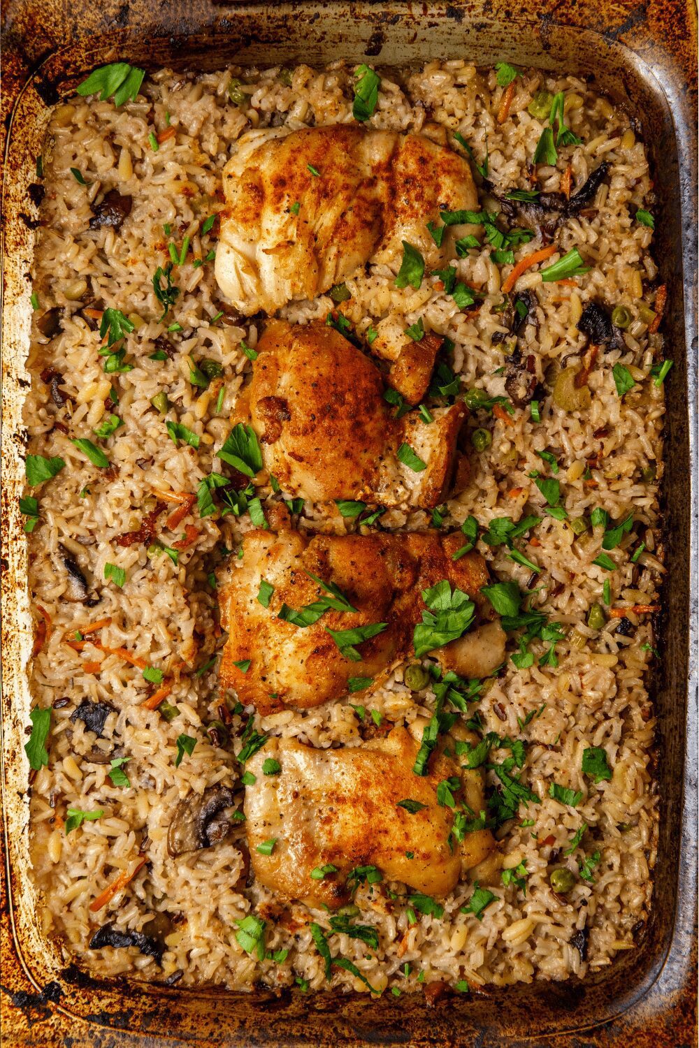 20 Cozy Fall Meals Even the Pickiest Kids Will Devour Harvest Chicken and Rice Bake