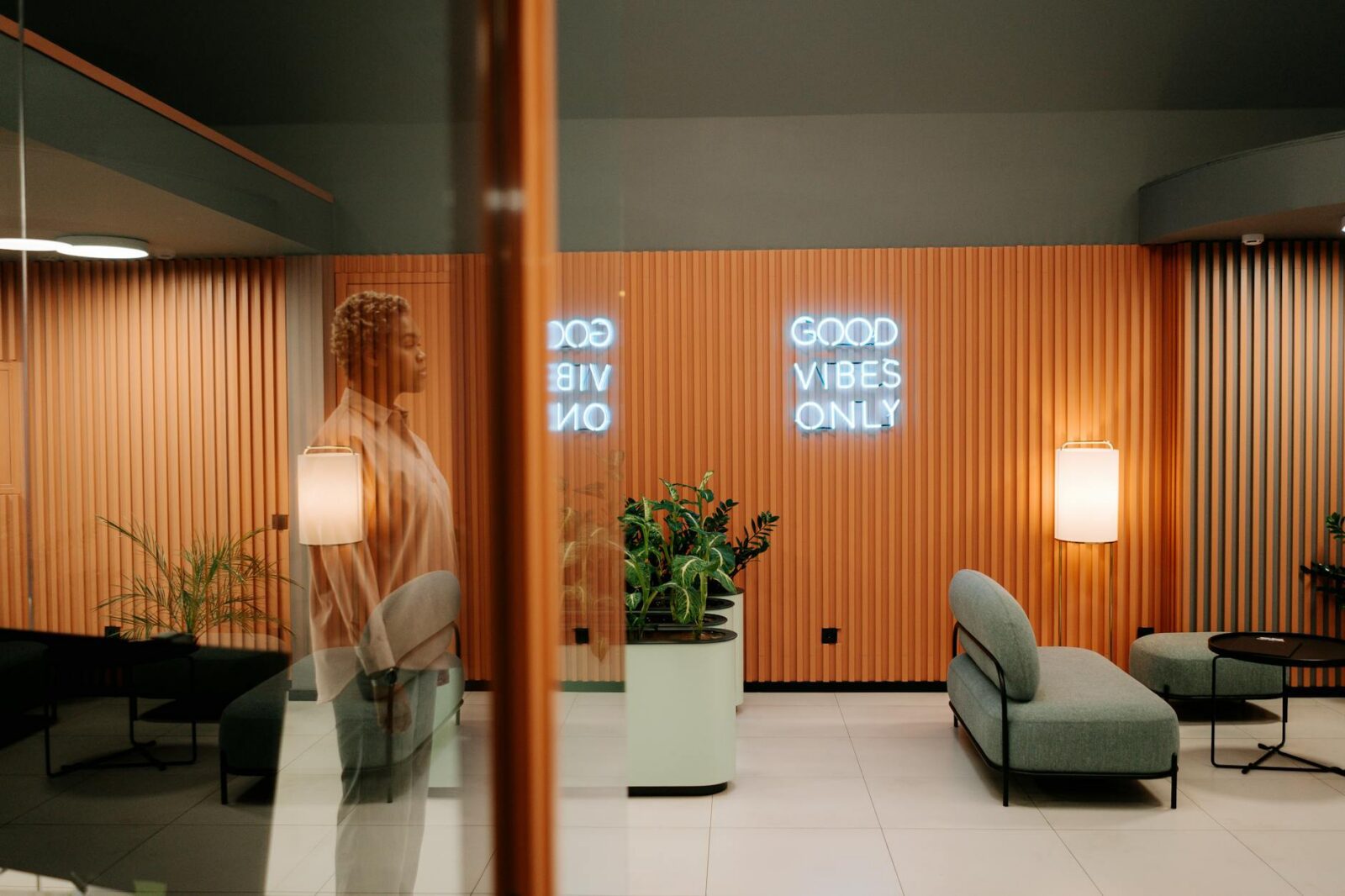 translucent woman waiting in the lobby How to Make Clients Feel Valued Before You Even Speak