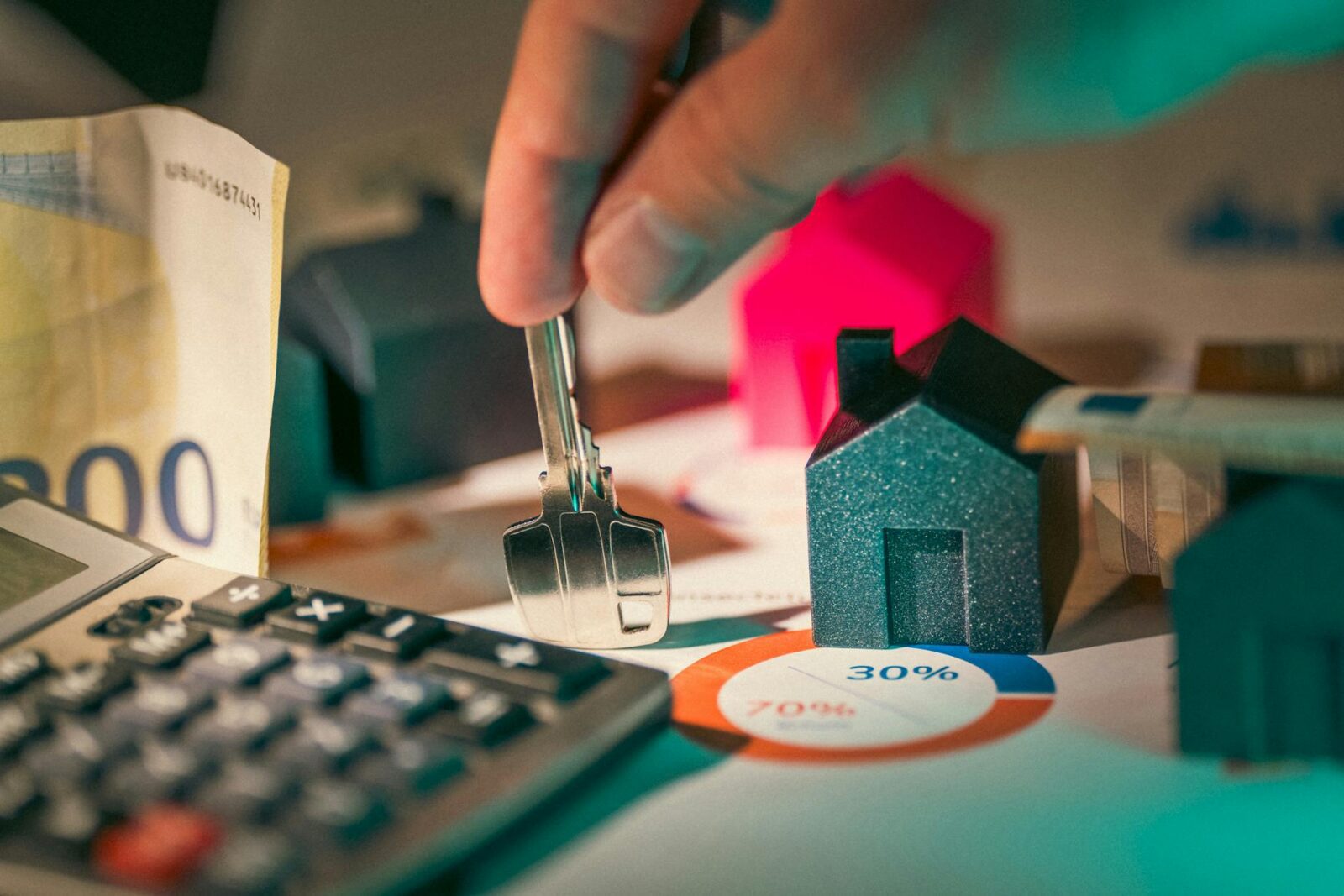 housing investment prices hand holding key to new house door The Truth About Real Estate Investing: Profit, Pitfalls, and Smart Strategies