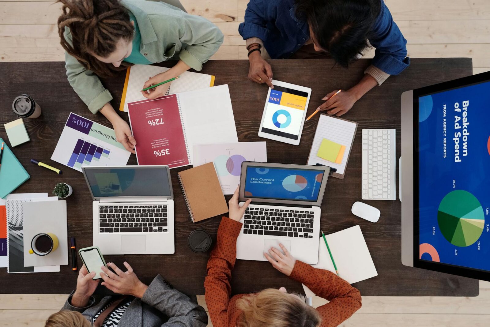 a group of people discussing charts Why Successful Businesses Break Down Plus 6 Ways to Prevent It