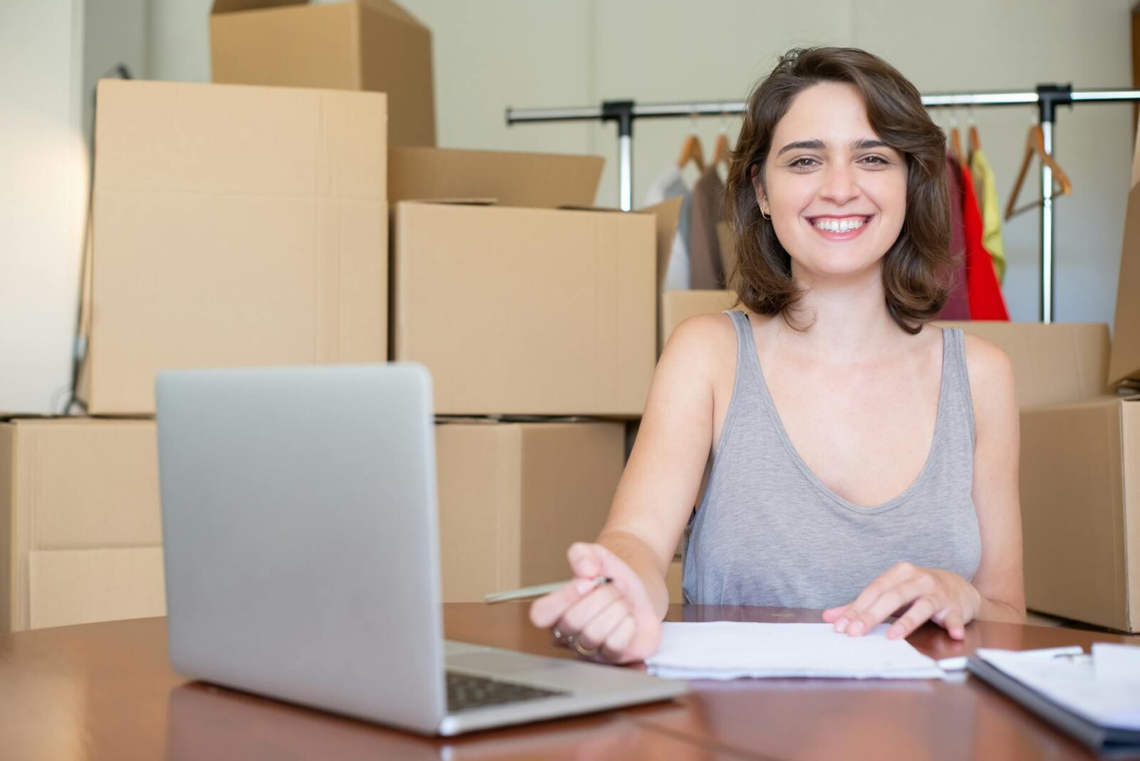 a woman smiling The Sanity-Saving Guide for Online Store Owners