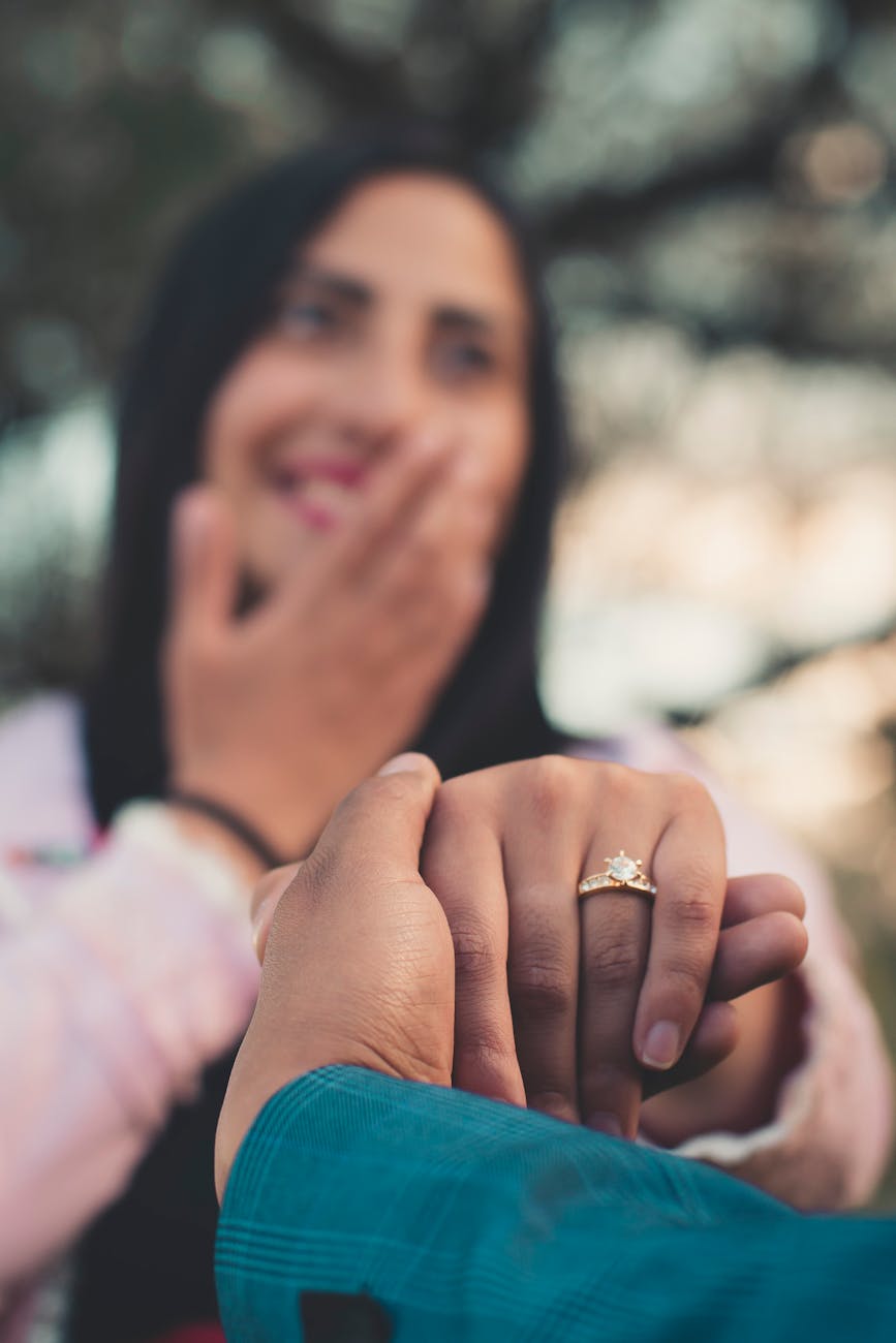 happy woman Best Stores Where You Can Buy Gold Engagement Rings